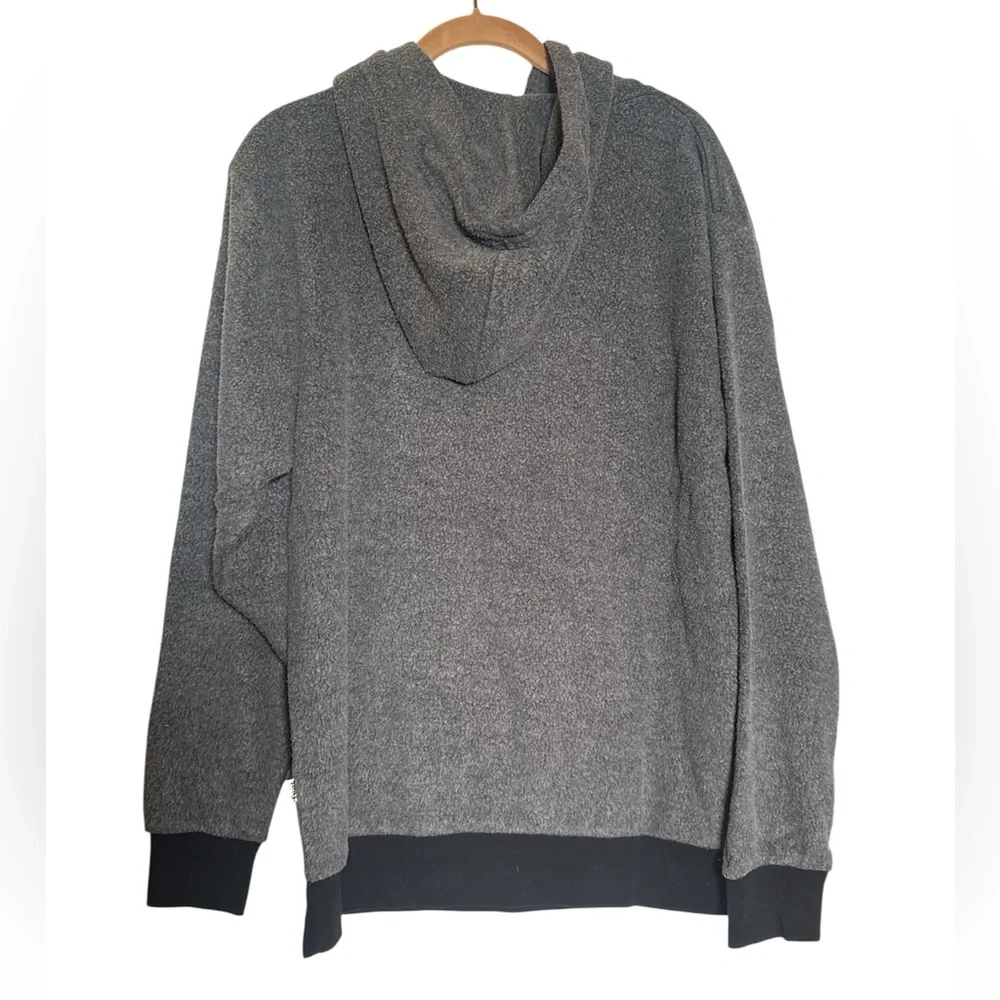 Feat Blanket Blend Hoodie‎ Hazy Black Gray Sweatshirt unisex Large NWT Cozy